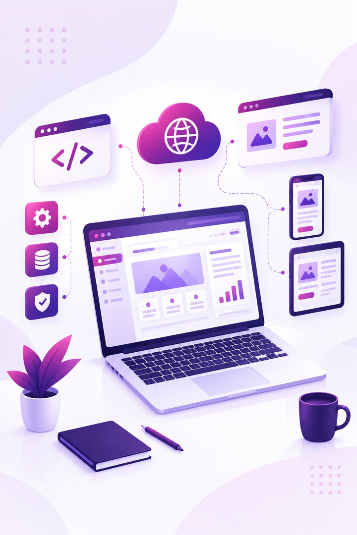 Web applications illustration